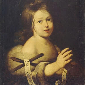 John the Baptist as child. Artist: Strozzi, Bernardo (1581-1644)