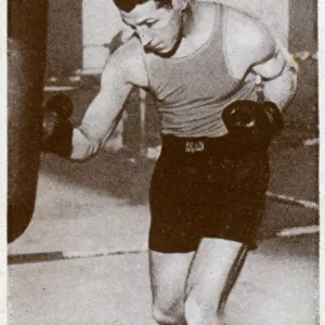 Len Harvey, British boxer, 1938