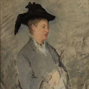 Madame Edouard Manet (Suzanne Leenhoff, 1830-1906), ca. 1873. Creator: Edouard Manet
