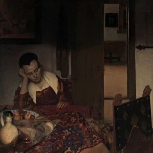 A Maid Asleep, ca. 1656-57. Creator: Jan Vermeer