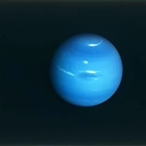 Neptune from Voyager 2 spacecraft, c1980s. Creator: NASA