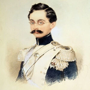 Portrait of Adolphe I, Duke of Nassau, Grand Duke of Luxembourg (1817-1905), 1840s