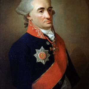 Portrait of the Poet Michail M Kheraskov, late 18th century. Artist: K Goekke