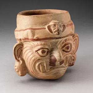 Portrait Vessel of a Head, 100 B. C. / A. D. 500. Creator: Unknown