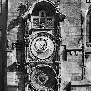 The Prague Astronomical Clock, Czechoslovakia, c1930s
