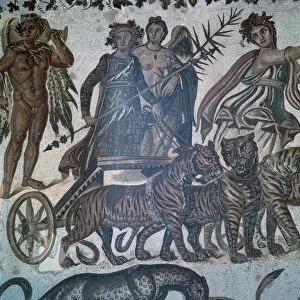 Roman mosaic showing the Triumph of Bacchus, 3rd century
