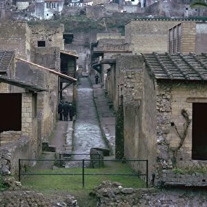 The Roman town of Herculaneum, 1st century