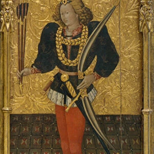 Saint Sebastian. Artist: Ferrer, Jaume (active 1430-1461)