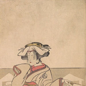 Segawa Kikunojo III in the Role of Oiso no Tora, ca. 1790. Creator: Katsukawa Shunko