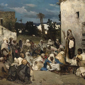 The Sermon at Capernaum. Artist: Kotarbinsky, Vasilii (Wilhelm) Alexandrovich (1849-1921)