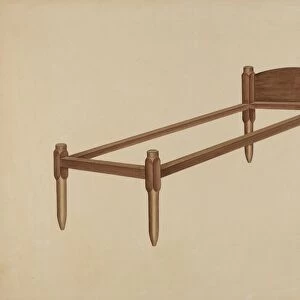 Shaker Bed, 1935 / 1942. Creator: Lon Cronk