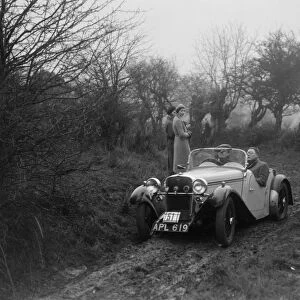 Singer open sports of WJD Richardson, Sunbac Colmore Trial, near Winchcombe, Gloucestershire, 1934