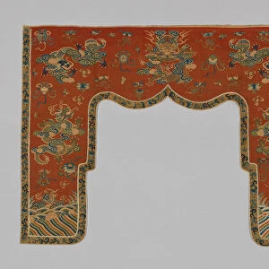 Valance, China, Qing dynasty (1644-1911), 1875 / 1900. Creator: Unknown
