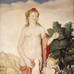 Venus and Amor, Second half of the16th cen Creator: De Heere, Lucas (1534-1584)