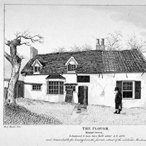 View of The Plough inn, Kensal Green, London, c1820. Artist: Robert Banks