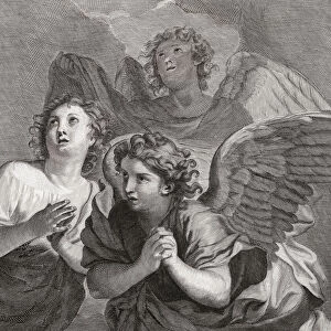 Three angels. After an 18th century work by Pieter Willem van Megan