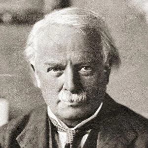 David Lloyd George, 1st Earl Lloyd-George of Dwyfor, 1863 - 1945. British statesman of the Liberal Party, Chancellor of the Exchequer and Prime Minister of the United Kingdom. From Forty Wonderful Years, published 1938
