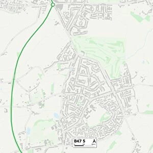Bromsgrove Worcestershire B47 5 Map