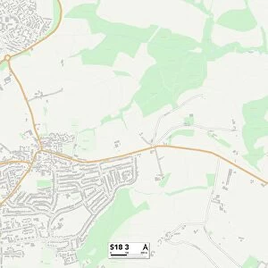 North East Derbyshire S18 3 Map
