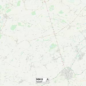 North Hertfordshire SG8 0 Map