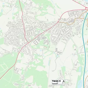Runnymede TW20 9 Map