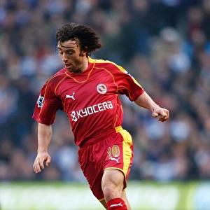 Stephen Hunt in Action: Manchester City vs. Reading FC, FA Barclays Premiership, 3rd February 2007